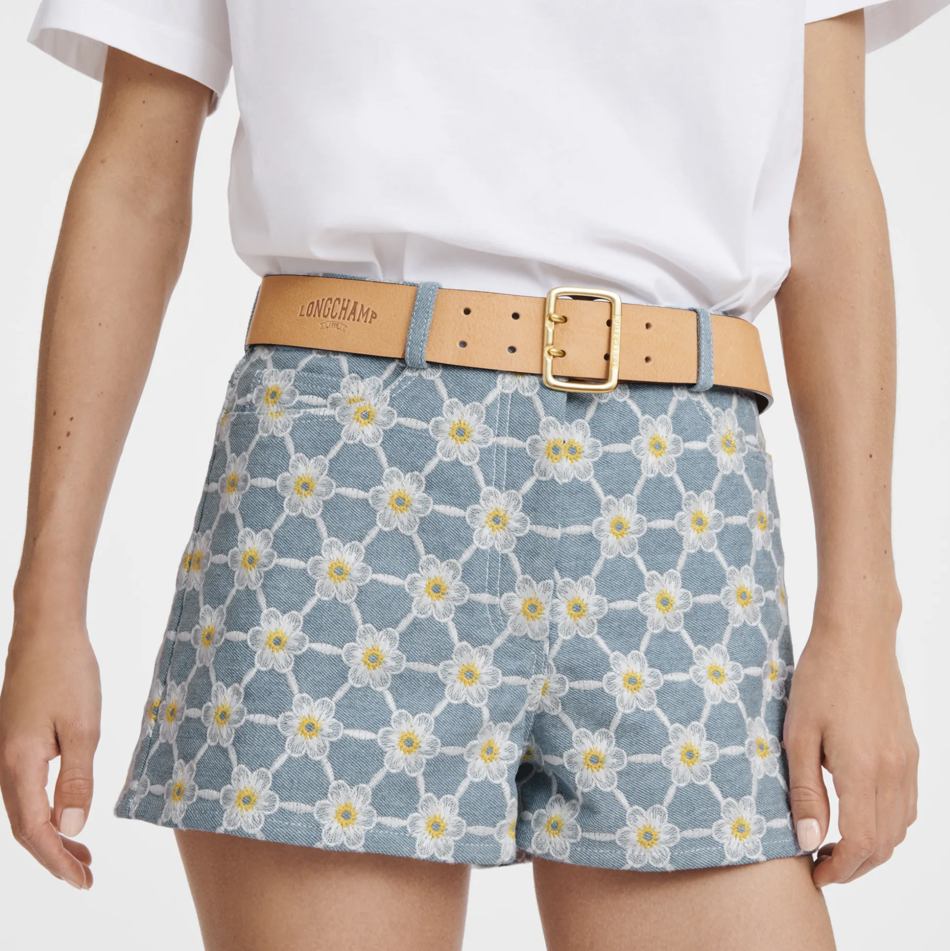 Embroidered Shorts