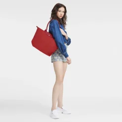 Le Pliage Green L Tote Bag