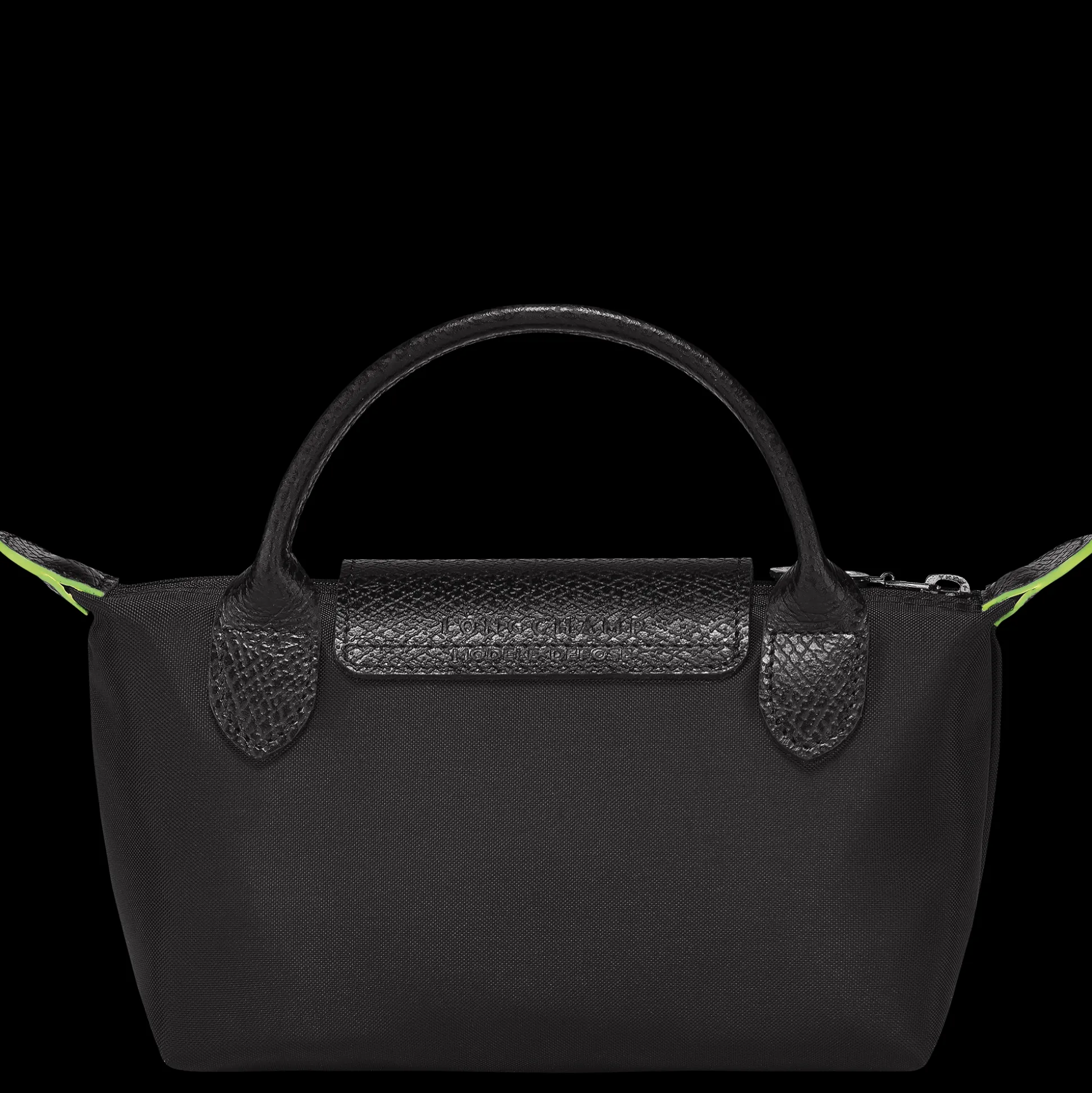Le Pliage Green Pouch With Handle