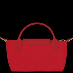 Le Pliage Green Pouch With Handle