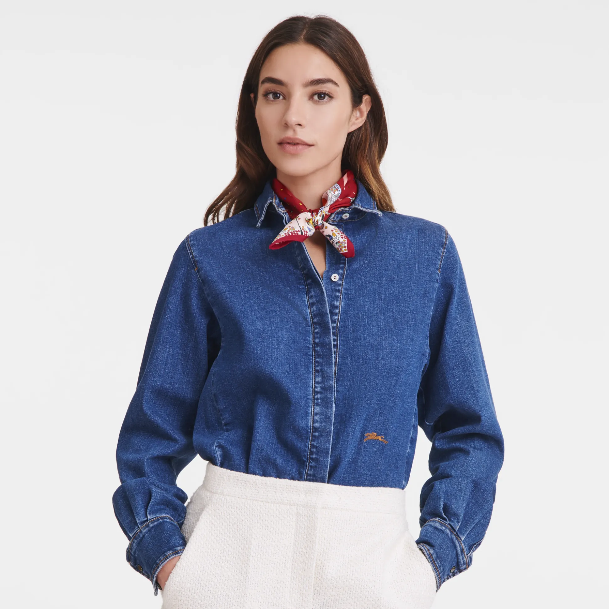 Le Pliage In Paris Silk Scarf