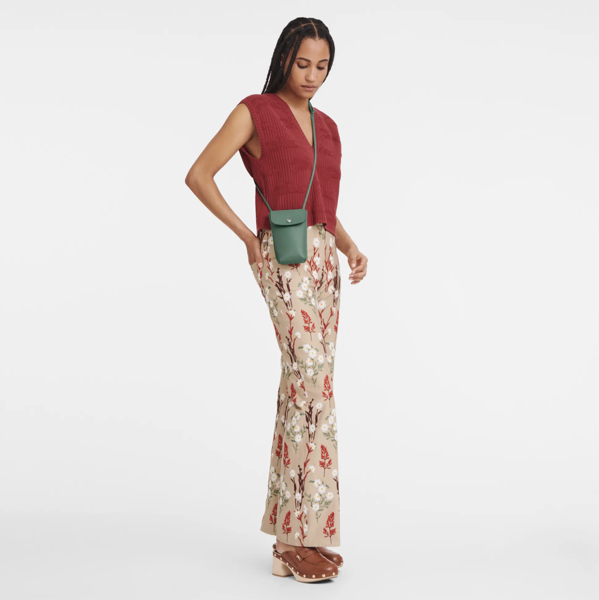 Le Pliage Xtra Phone Case With Leather Lace