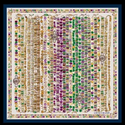 Pearl Necklace Silk Scarf 50