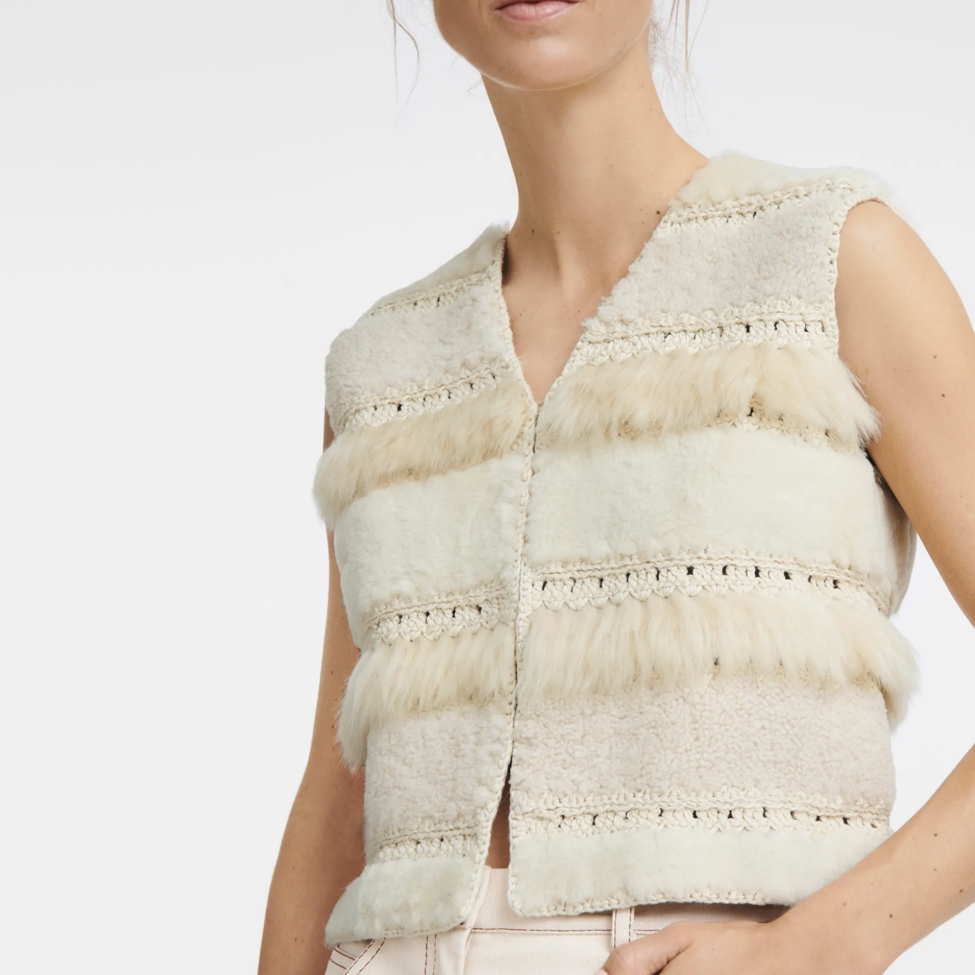 Sleeveless Cardigan